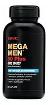 Gnc Mega Men 50 Plus Una Multivitamina Diaria Para Hombres,
