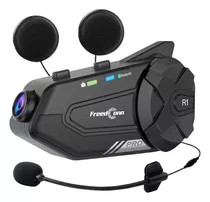 Manos Libres Casco Moto Freedconn R1 Pro Camara 2k Bluetooth