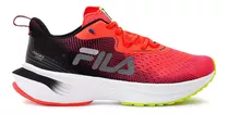 Zapatillas Fila Racer Spider Color Coral/negro/lima - Adulto 46 Ar