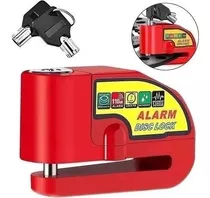 Super Candado Freno D Disco Con Alarma Para Moto Bicicleta!