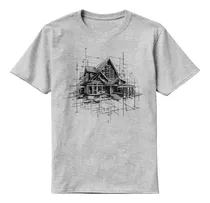 Camiseta Camisa Arquitetura E Urbanismo Prédio Building