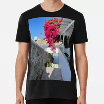 Remera Hotel Flowers Mykonos Grecia Algodon Premium