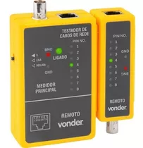 Testador Cabos De Rede Rj45/coaxial Vonder