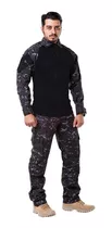 Farda Tática Combat Shirt +calça Camuflada Multicam Airsoft