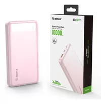 Power Bank Carga Rapida 10000mah Pd 20w Qc 18w 2puertos Rosa