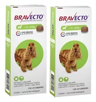 Bravecto Combo 2 Unid 500mg Comprimido Cães De 10 A 20 K