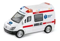 Ambulancia Con Luz Y Sonido Juguete Auto Doctor Médico