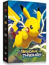 Álbum Compatível Com Cartas Pokemon Cards Gx Ex Mega Pikachu