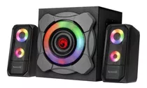 Sistema De Parlantes Con Sonido Envolvente 2.1 Marvo Rgb 