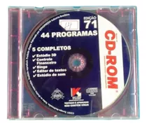 Cd De Jogos  Edição 071, 44 Programas 5 Completos...
