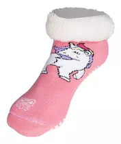 Pantuflas Mujer Térmicas Medias Corderito Abrigadas Sox