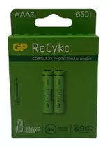 Baterias Recargables Aaa Gp 650 Mah Recyko