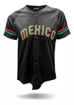 Jersey Casaca Beisbol Mexico Deporte Bordada Baseball 