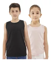 Musculosa Tres Ases Basica Algodon Niño Niña Unisex Art 622n