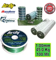 Linea Para Pescar Araty Superflex 100mts 1.00mm 45.0kg