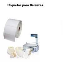  Etiquetas Balanza Autoadhesivas 5.7cmx4.4 Cm  Rollo2/caja65