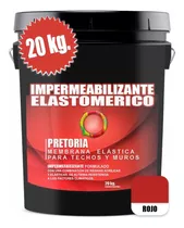 Membrana Liquida Económica Pretoria X 20kgs. Color Rojo