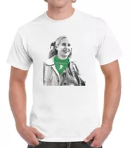 Remera De Hombre Evita Peron Feminista Pañuelo Verde Aborto