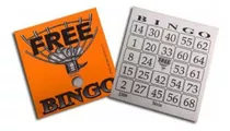 Cartelas Bingo Loto Vispora Folha Jornal - 15 Blocos