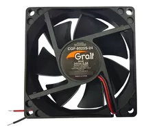 Turbina Cooler Fan Extractor 80x80x25mm 24vdc Buje 3 Pulgadas