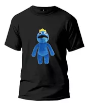 Camiseta Infantil Personagem Babão Rainbow Azul Envio Rápido
