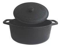 Olla De Hierro 20cm Horno Fuego Negro