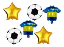 Sets  Globos  Boca Futbol Camiseta Pelota Decoración Cumple