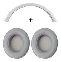 Kit Espumas + Headband  Cabeça Compatível Razer Kraken V2 