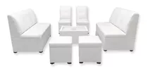 Mueble Sala Lounge Minimalista Moderna Sillones Puff Salas