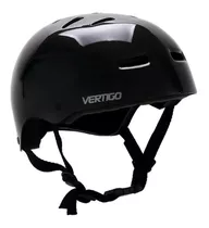 Casco De Ciclismo Vertigo  Vx Negro Brillo S