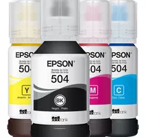 Tinta Original Epson 504 Tinta Continua L4150 L4160 4 Colore