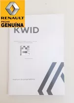 Manual Do Proprietário Renault Kwid 2022, 2023 Novo 