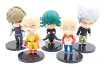 Set De 5 Figuras One Punch Man Anime Saitama Genos Garou