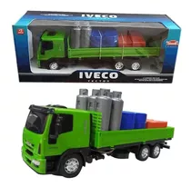 Caminhão Iveco Tector Expresso Verde Com Carga Usual 343