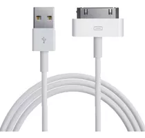 Cabo Carregador Usb 30 Pinos P/ iPhone 4 4s iPad iPod !!! Cor Branco