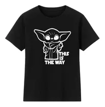 Polera Mandalorian / This Is The Way / Star Wars / Baby Yoda