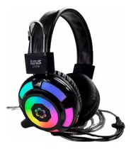 Headset Gamer Lotus Led Rgb Resistente Ajustável P2