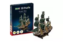 Pirate Ship Puzzle 3d Quebra Cabeça Navio Pirata Revel 00115