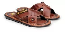 Sandalia Mod X Trançado Couro Masculino Caterpillar Promoção