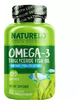 Omega 3 120 Capsulas Naturelo - Un - Unidad A $3082