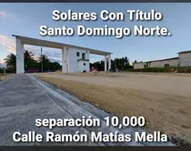 Solares En Villa Mella Próximo A La Avenida Circunvalación.