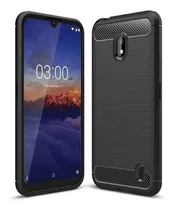 Funda Tpu Fibra De Carbono Compatible Con Nokia 2.2