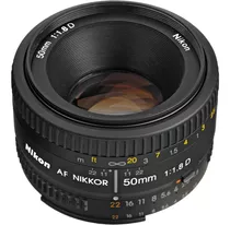 Nikon Af Nikkor 50mm F/1.8d Lente