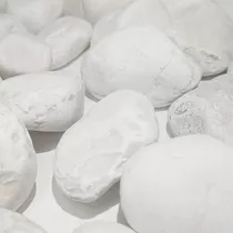 Piedra Decorativa Mármol Blanco Grande Macetas Plantas 10kg