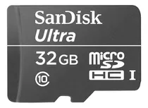 Cartão De Memória Sandisk Sdsdql-032g-g35  Ultra 32gb