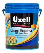 Latex Exterior 100% Acrilico Uxell Color Maiz X 4 Lts