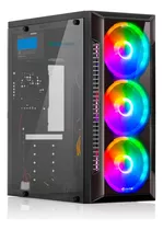 Case Gamer Cybertel Elektron Cbx 5001 3fan Doble Ring Usb3.0