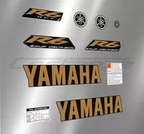 Calcos Yamaha R6 Año 2008/14 Exup Deltabox. Diseño Original