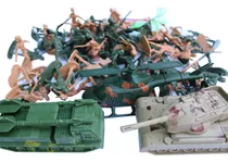 Brinquedo Infantil Soldadinhos De Plástico Exército Militar