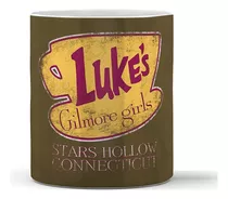 Caneca Gilmore Girls Lukes Café Luke Tal Mãe Tal Filha Rory